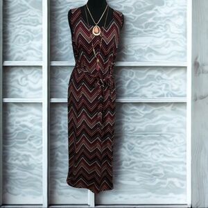 Perceptions New York chevron dot pattern dress.